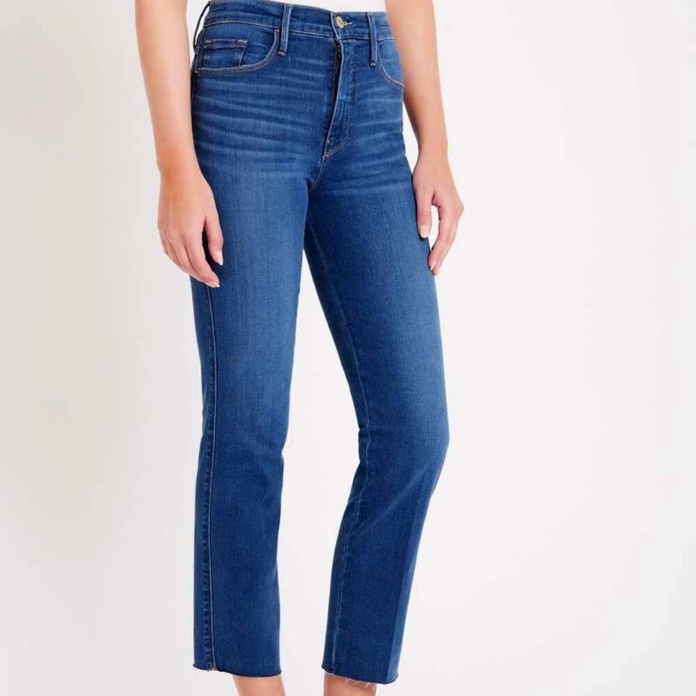 NWT - FRAME Le Sylvie Crop High Rise Straight Fit - Size 26